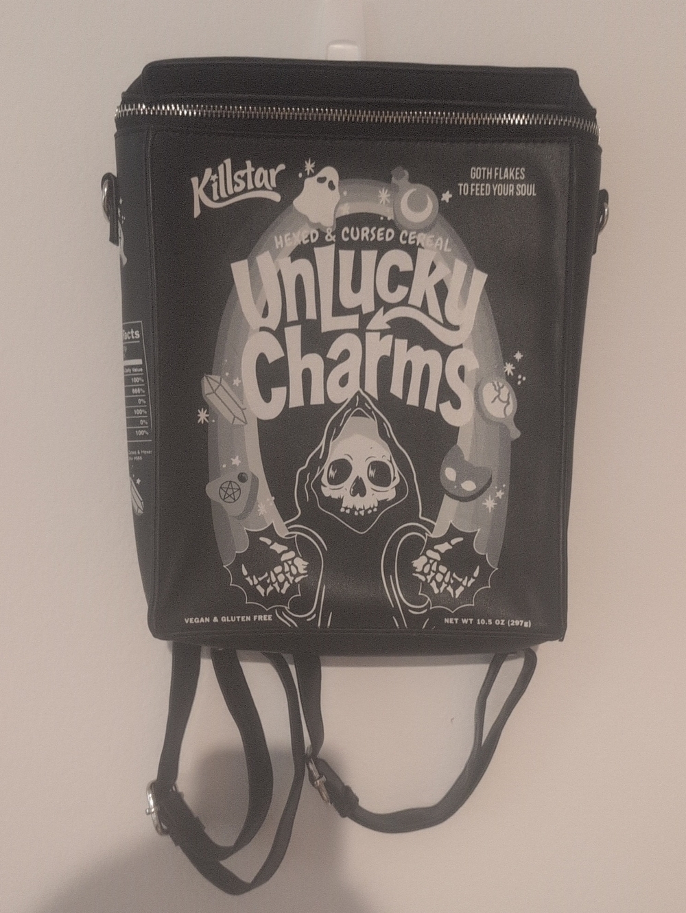 Killstar Black 'Unlucky Charms' Gothic Backpack